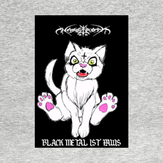 Nargaroth black metal ist paws by Alan Frost artwork